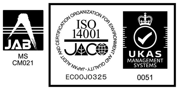 ISO14001（環境マネジメントシステム）の認証マーク