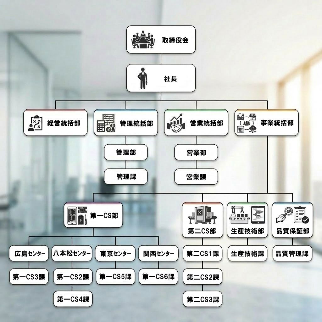 MEC.i株式会社 組織図